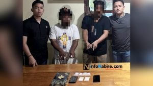 Bongkar Modus Kirim Sabu Pakai Sarung, Dua Pemuda Diciduk Polisi di Nabire