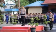 Wakapolda Papua Tengah memimpin upacara Hari Kebangkitan Nasional ke-117 di Polres Nabire
