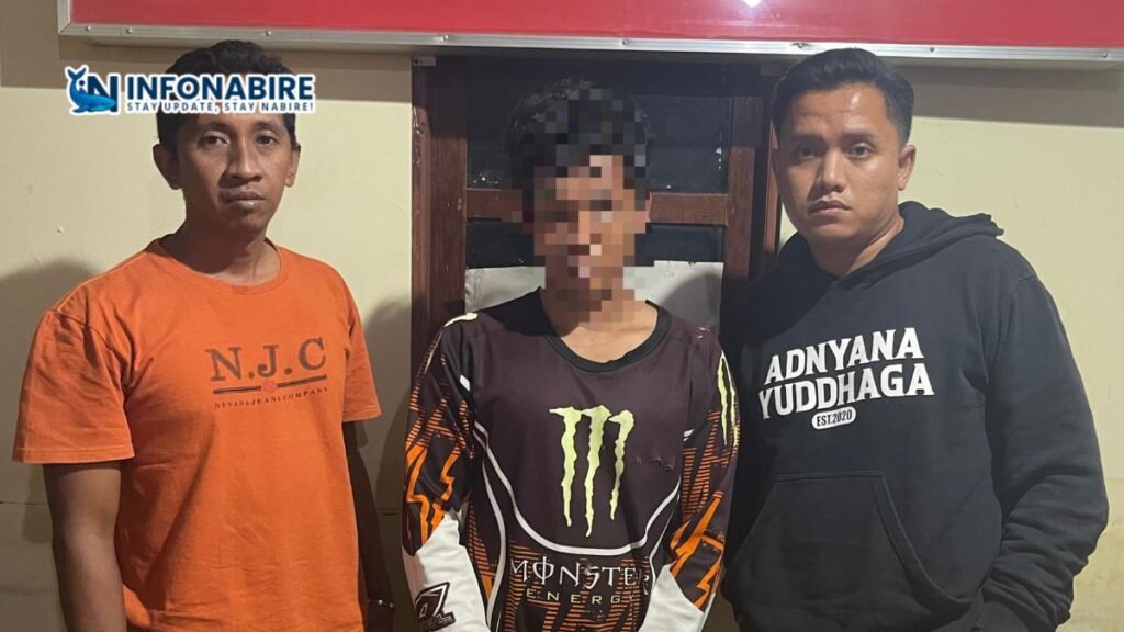 Pemuda berinisial ARL ditangkap Polres Nabire karena diduga miliki 102 paket sabu