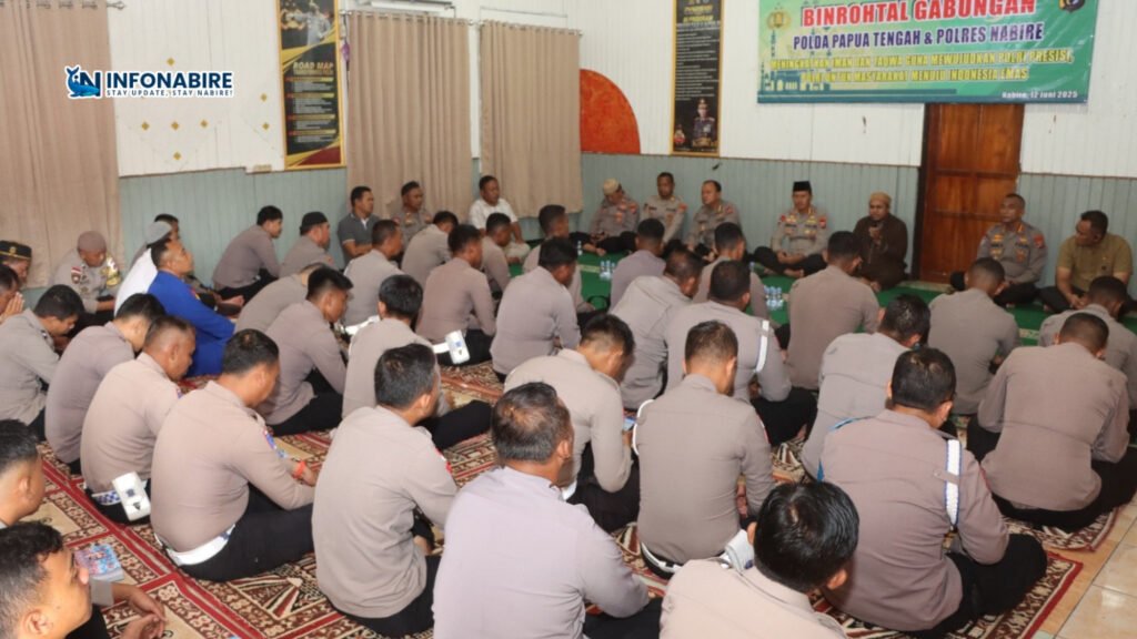 Polda Papua Tengah bersama Polres Nabire gelar Binrohtal