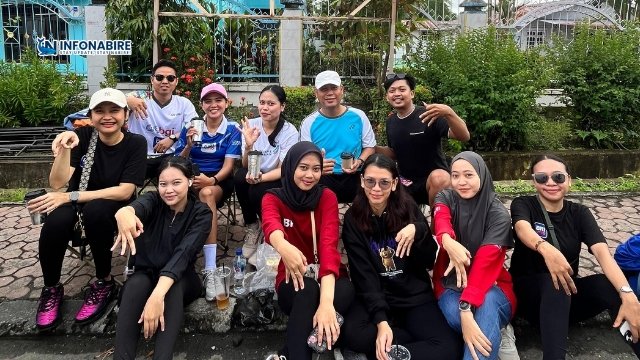 BRI Nabire Hadir Dalam Car Free Day, Dorong UMKM Lokal OAP