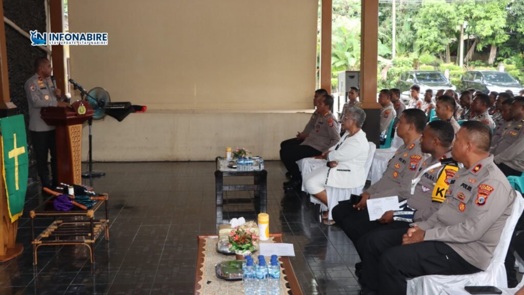 Polda Papua Tengah bersama Polres Nabire gelar Binrohtal