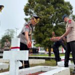 Polda Papua Tengah Ziarah ke Taman Makam Pahlawan Jelang Hari Bhayangkara ke-79