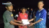 Anggota DPRK Nabire Dina Misiro menghadiri final PNTB Cup 2025