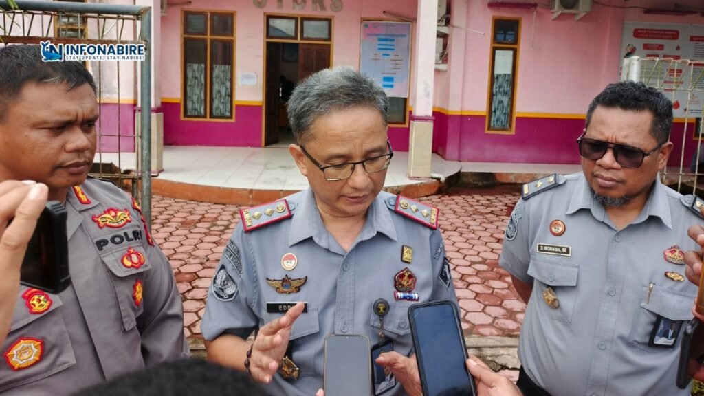 Kalapas Kelas IIB Nabire didampingi Kapolres Nabire