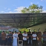 Jamaah Masjid Al-Anshor Sanoba Nabire saat Shalat Idul Adha 1446 Hijriah