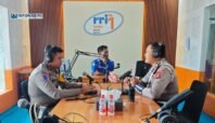 Sosialisasi Car Free Day oleh Satlantas Polres Nabire di RRI Pro 1 FM Nabire, 5 Juni 2025