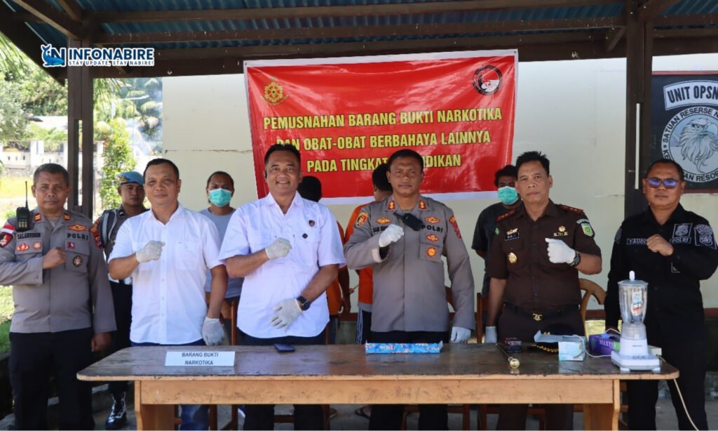 Polres Nabire musnahkan sabu