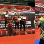 Ipda Michael Kafiar raih medali perak di Kapolri Cup 2025 untuk Polda Papua Tengah
