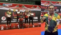 Ipda Michael Kafiar raih medali perak di Kapolri Cup 2025 untuk Polda Papua Tengah