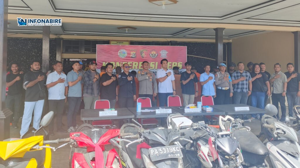 Polres Nabire Ungkap Komplotan Curanmor, 14 TKP Jadi Sasaran
