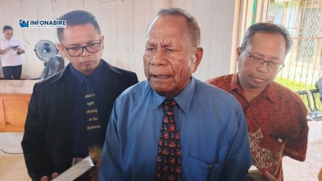 Ketua Umum BKSAG Kabupaten Nabire, Pendeta Pilatus Waromi