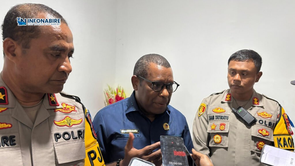 Pertemuan Komisi I DPRP Papua Tengah dan Kapolda Bahas Konflik di Pasar Karang Tumaritis