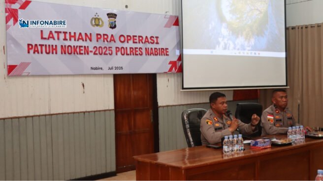 Polres Nabire Gelar Latihan Operasi Patuh Noken 2025