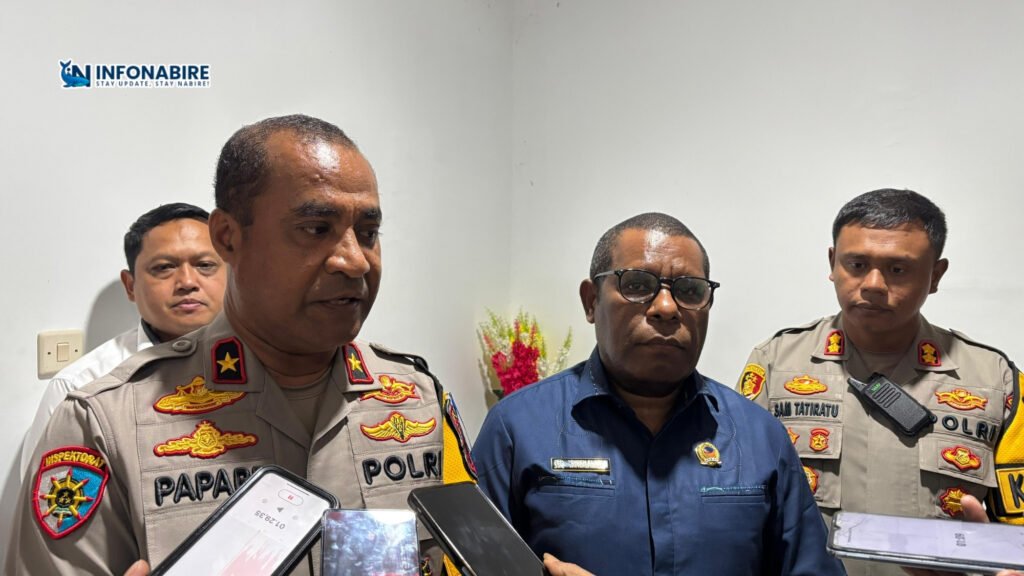 Pertemuan Komisi I DPRP Papua Tengah dan Kapolda Bahas Konflik di Pasar Karang Tumaritis