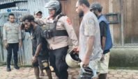 Personel Polres Nabire Amankan Pemuda Mabuk di Sriwini