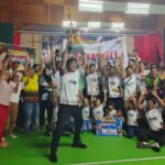‎PB Rajawali Juara 1 Ganda Dewasa Beregu di Final Turnamen Bulutangkis HUT Bhayangkara ke-79