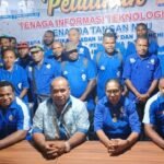 Kamar Adat Pengusaha Papua (KAPP) sukses menggelar Pelatihan Tenaga Informasi Teknologi (IT), Penandatanganan MoU Lembaga Sertifikasi Badan Usaha, serta Launching Kartu Tanda Anggota (KTA) se-Tanah Papua.