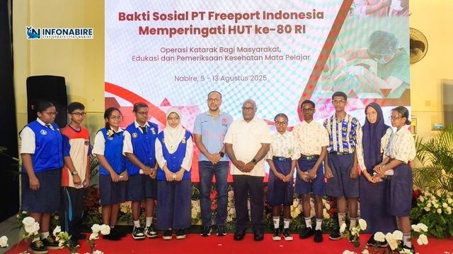 Gubernur Papua Tengah Apresiasi PT Freeport Indonesia Gelar Operasi Katarak Gratis di Nabire