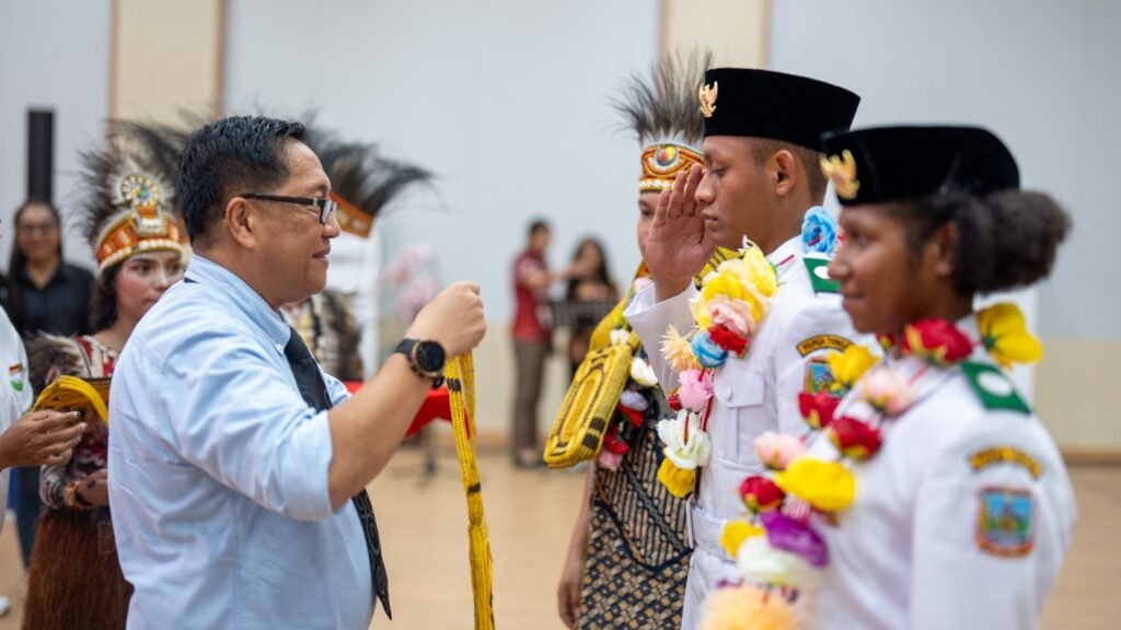 Pemerintah Papua Tengah Sambut Paskibraka Putra-Putri Terbaik Usai Tugas di Istana Negara