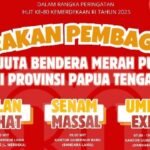 Pemprov Papua Tengah Gelar 10 Juta Bendera Merah Putih dan Hiburan Rakyat untuk Peringati HUT ke-80 RI