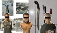 Gegara Palang Anggota Polisi, Tiga Pemuda Diamankan dengan Barang Bukti yang Diduga Hasil Curas