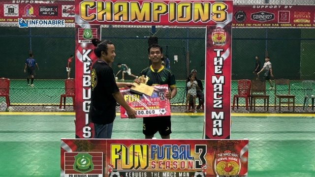 Marusu FC Juara Fun Futsal Kebugis The Maczman Season 3 Usai Tundukkan Sangtorayan FC 5-2