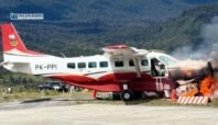 Pesawat Rute Timika–Ilaga Alami Kecelakaan di Bandara Aminggaru