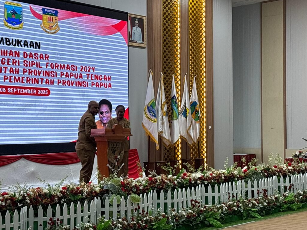 Pembukaan Latsar CPNS Papua Tengah 2025, Wakil Gubernur Resmi Buka 873 Peserta