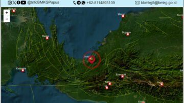 Gempa M 4,2 Guncang Nabire, BMKG Sebut Sudah Terjadi 139 Gempa Susulan Pasca Gempa M 6,6