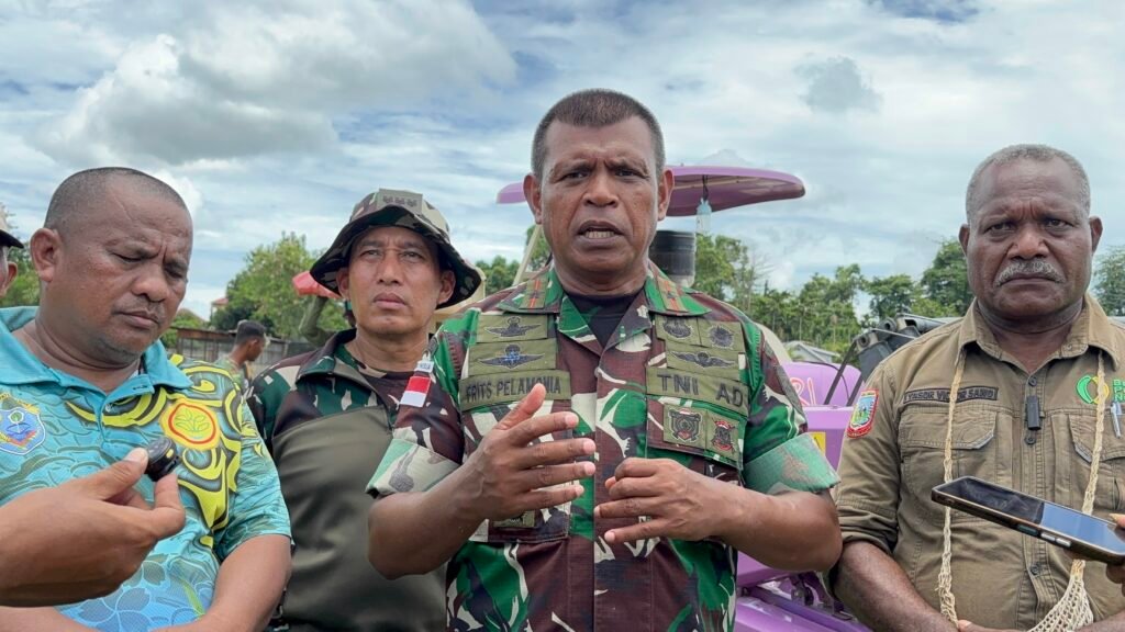 Danrem 173/PVB Ajak Prajurit dan Warga Nabire Manfaatkan Lahan Kosong