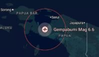Gempa 6,6 SR Guncang Nabire Papua Tengah Dini Hari