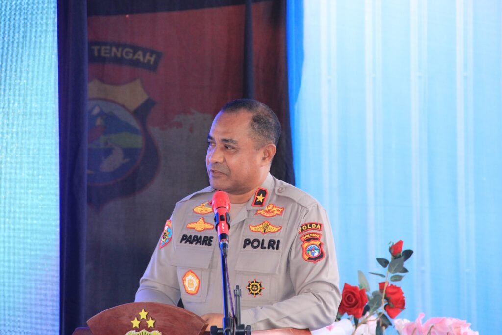 HUT Lalu Lintas Bhayangkara ke-70, Ditlantas Polda Papua Tengah Gelar Syukuran