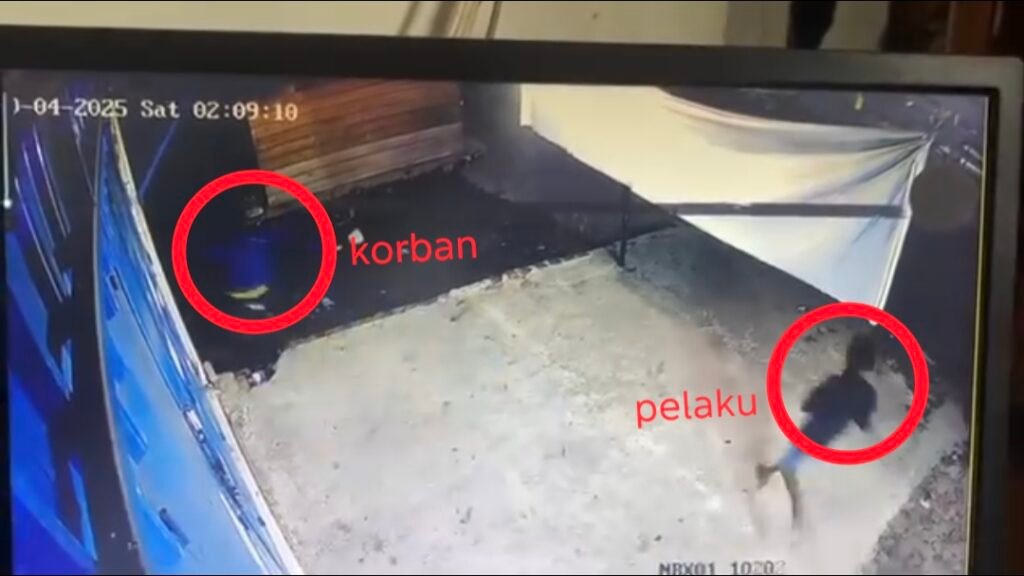 CCTV Rekam Aksi Jambret Gagal di Nabire Tengah Malam