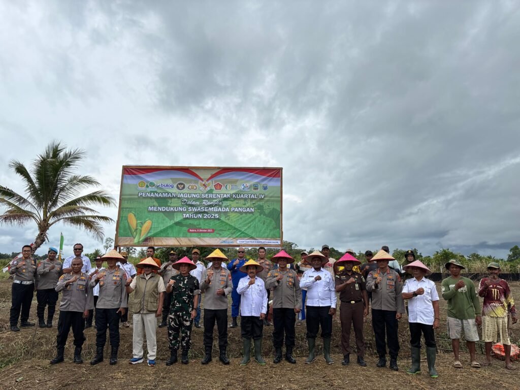 Polda Papua Tengah Gelar Penanaman Jagung Serentak Dukung Ketahanan Pangan Nasional