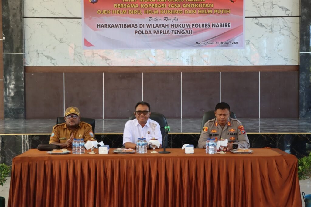 Polres Nabire Tatap Muka Bersama Komunitas Ojek