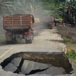 Dua Titik Jalan Amblas di Wanggar Langsung Diperbaiki, Mobilitas Warga Kembali Normal
