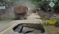 Dua Titik Jalan Amblas di Wanggar Langsung Diperbaiki, Mobilitas Warga Kembali Normal