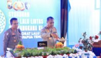 HUT Lalu Lintas Bhayangkara ke-70, Ditlantas Polda Papua Tengah Gelar Syukuran
