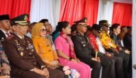 Kapolres Nabire Hadiri Upacara HUT ke-80 TNI di Kodim