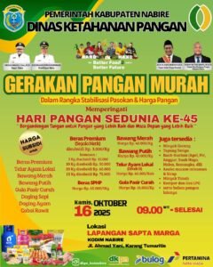 Bulog Siapkan 3 Ton Beras SPHP untuk Hari Pangan Sedunia di Nabire
