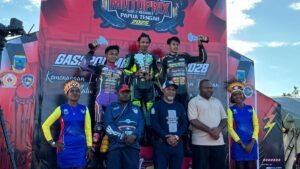 Hasil Lengkap Juara Richard Taroreh di Kejurnas Motoprix Seri 2 Papua Tengah