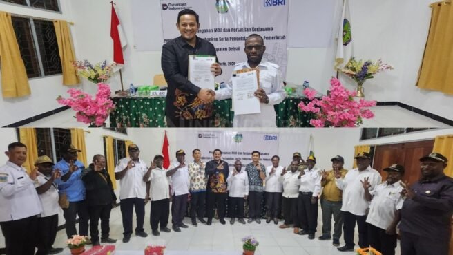 Pemda Deiyai dan Bank BRI Tandatangani MoU Layanan Perbankan