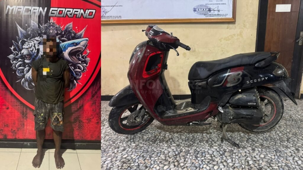 Resmob Macan Gorano Ringkus Pelaku Curanmor di Nabire