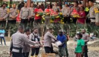 Polres Nabire Salurkan Bansos untuk Korban Banjir di Distrik Wanggar dan Yaro