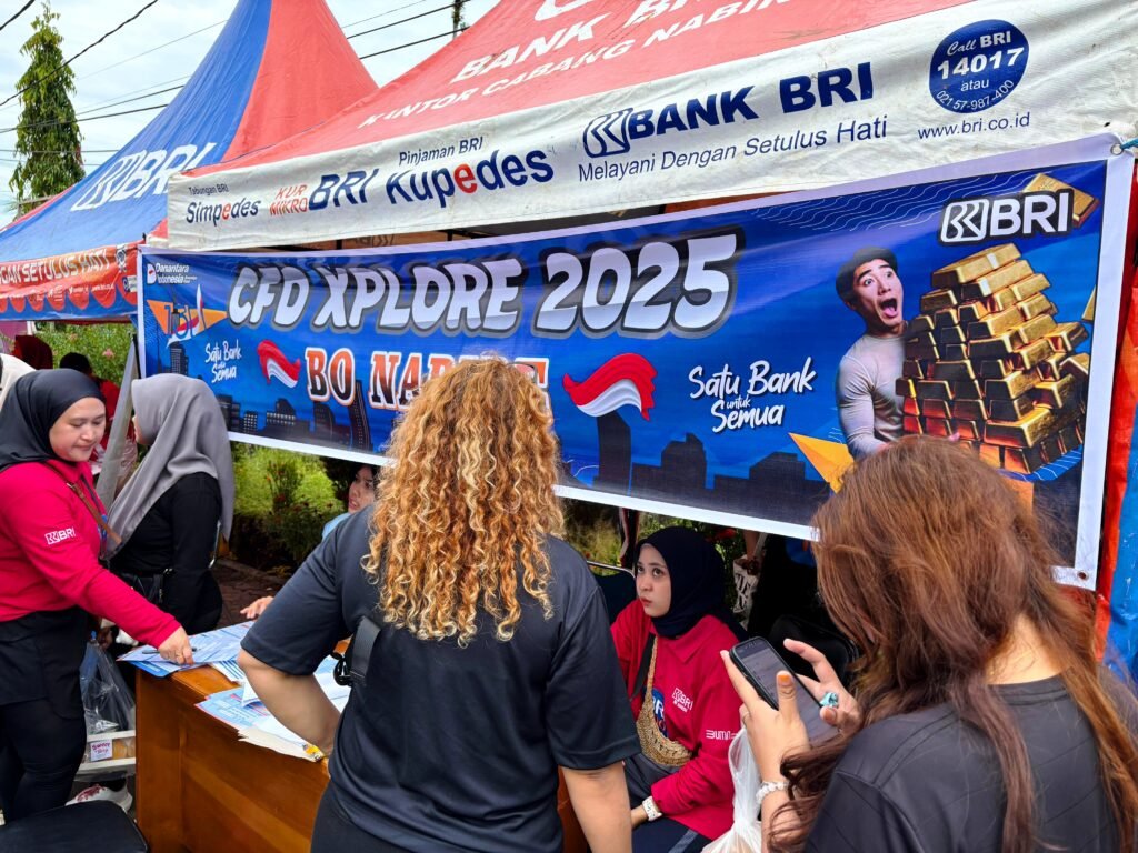 CFD Xplore 2025: BRI Nabire Dorong Literasi Digital dengan Edukasi BRImo dan Cashback Menarik