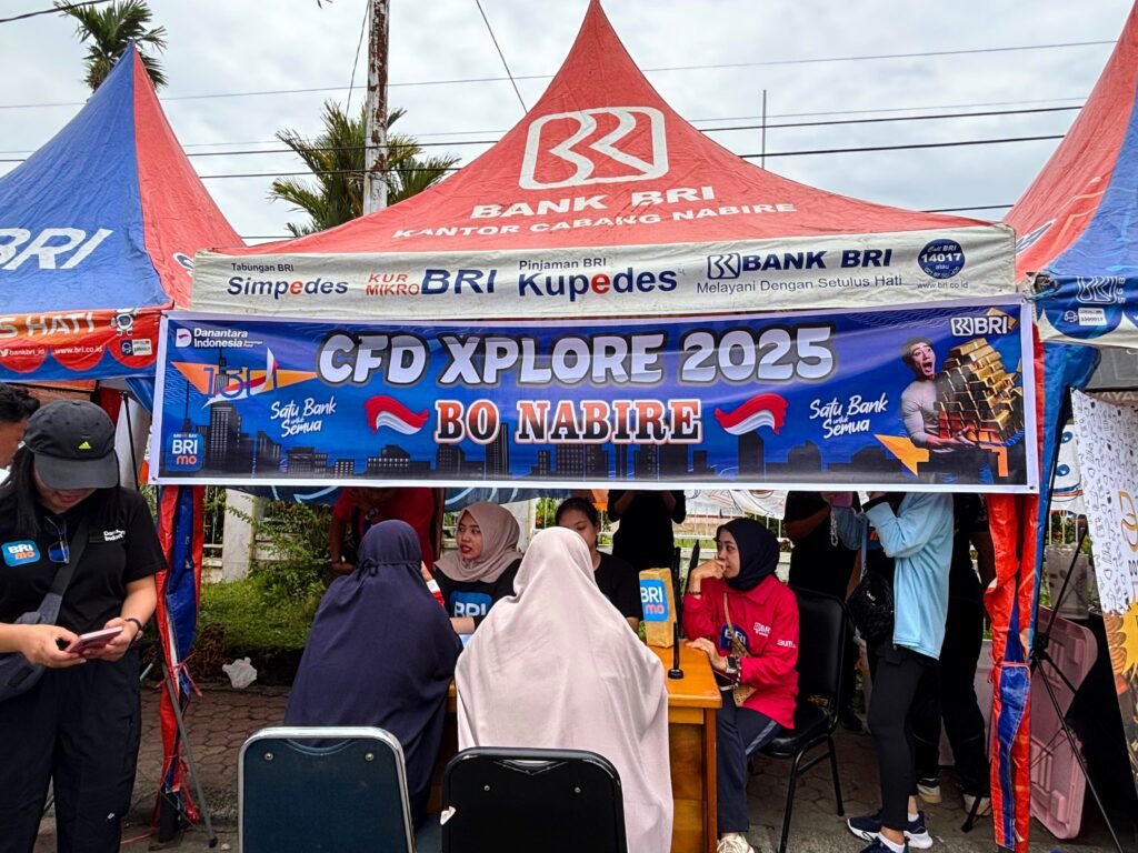 CFD Xplore 2025: BRI Nabire Dorong Literasi Digital dengan Edukasi BRImo dan Cashback Menarik