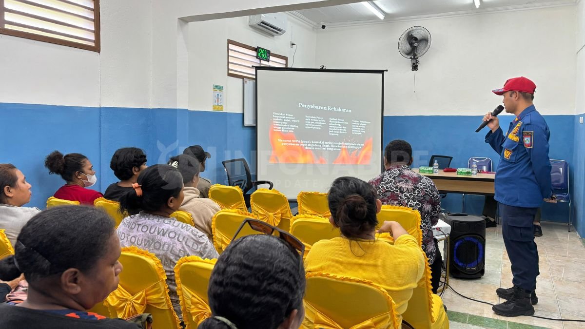 SPPG Dapur Mama Kita Yayasan Anak Papua Tengah Hebat di Siriwini Jadi Lokasi Pertama Sosialisasi Kebencanaan
