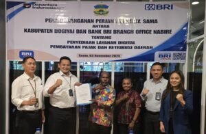 Dogiyai dan BRI Resmikan Kerja Sama Layanan Digital