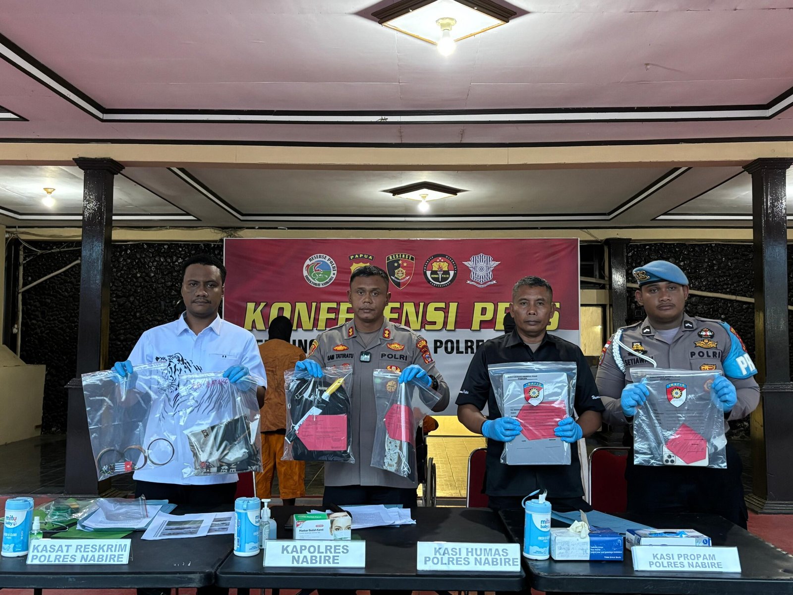 Akhirnya! Polres Nabire Berhasil Bekuk Pelaku Pembacokan di Wonorejo dan KPR